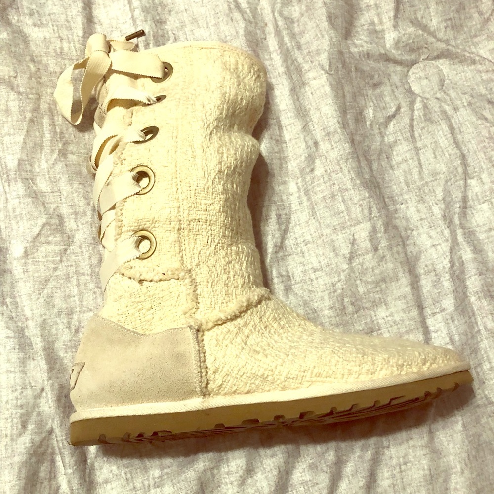 Brand New Lace Up Uggs never wore.  Very nice.